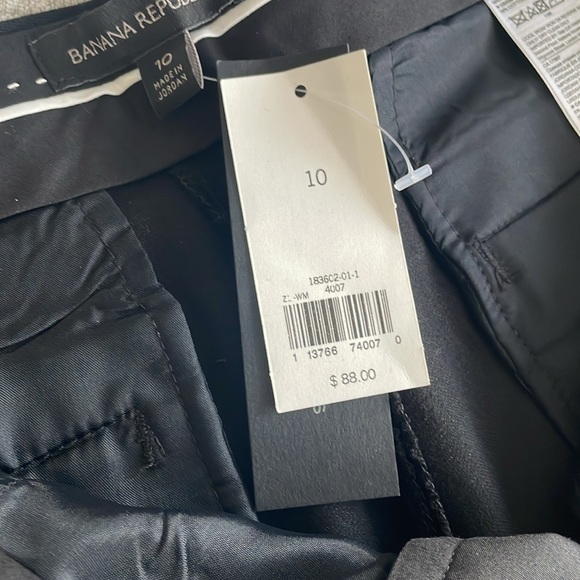 NWT Banana Republic Sloan Black Slacks Size 10 - Picture 5 of 9